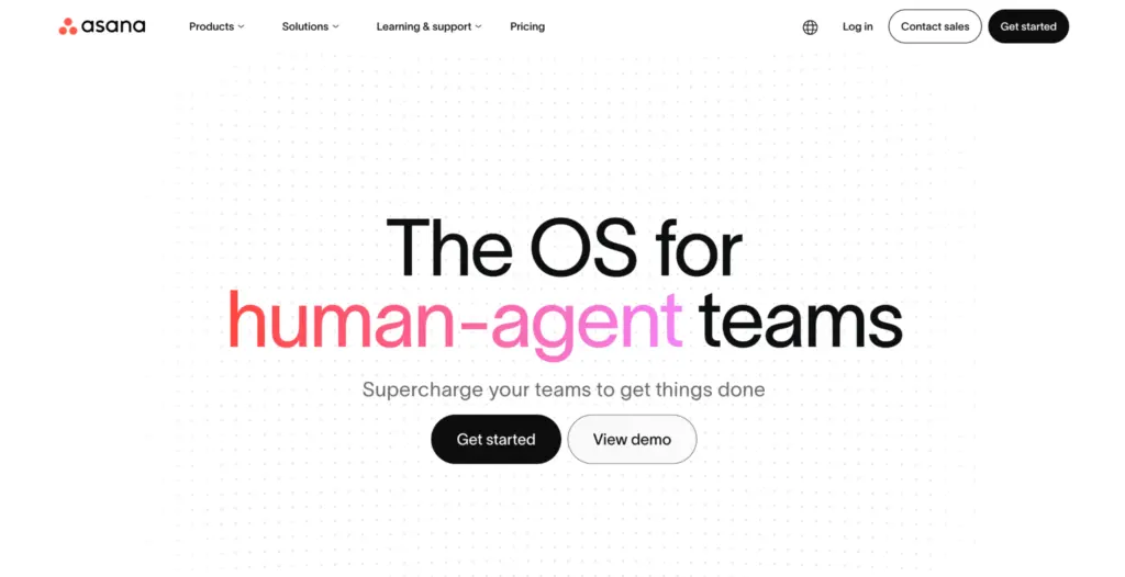 Choose the best personal project management tool Asana for planning tasks and improving productivity.