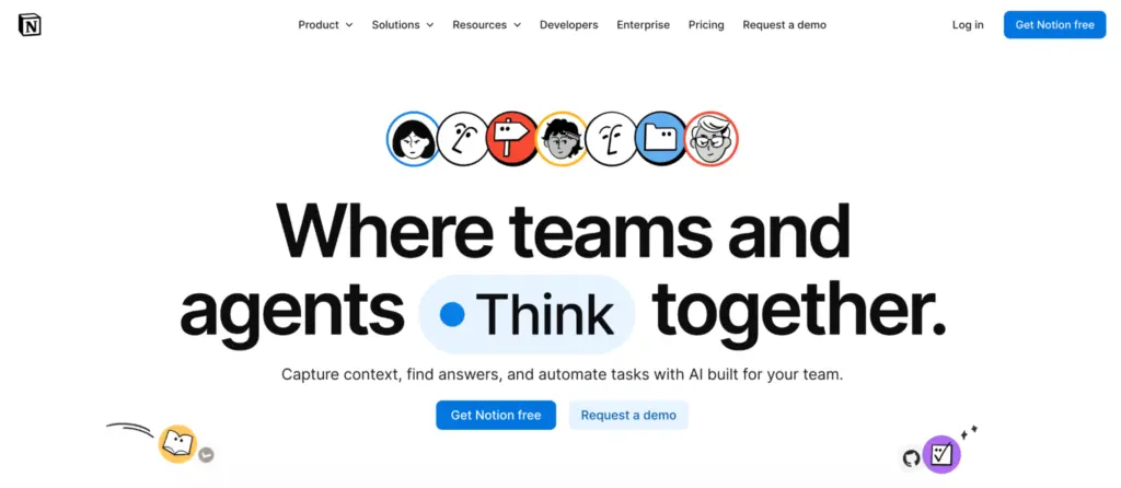 Notion comes in the best tools for personal project management.
